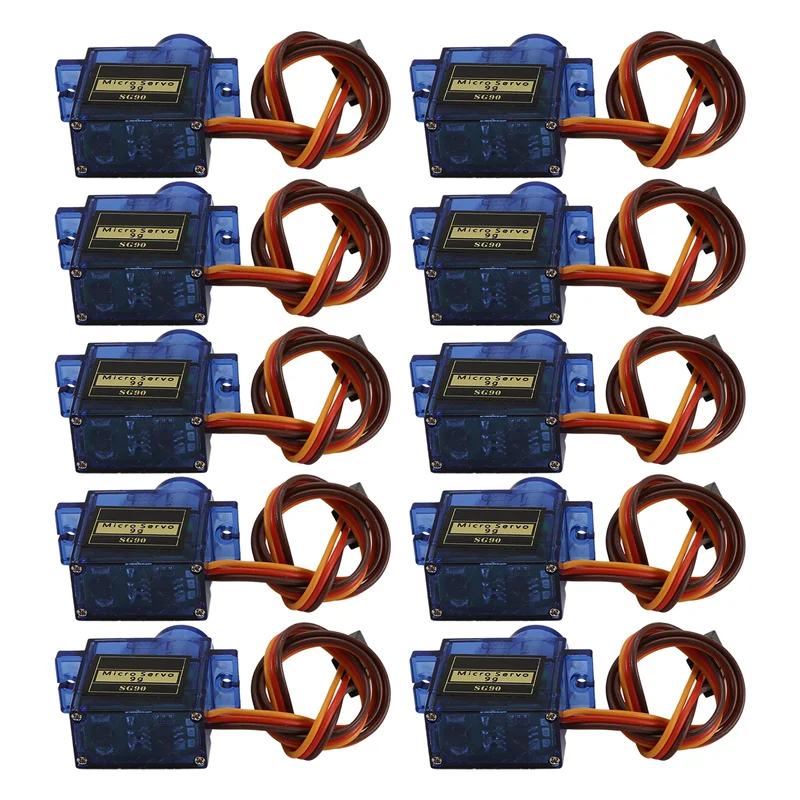 WOTT-10Pcs SG90 9G Micro-Servo For RC Airplanes Fixed Wing Airplane Model Telecontrol Airplane Servo Motor 450 Helicopter
WOTT-10Pcs SG90 9G Micro-Servo For RC Airplanes Fixed Wing Airplane Model Telecontrol Airplane Servo Motor 450 Helicopter