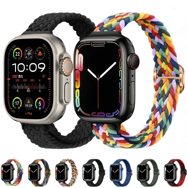Нейлоновый ремешок для Apple Watch Ultra 2 9 8 7 49 мм 45 мм 41 мм Тонкий плетеный браслет-ремень IWatch 6 5 4 SE2 44 мм 40 мм 10 46 мм 42 мм Ремешок
Нейлоновый ремешок для Apple Watch Ultra 2 9 8 7 49 мм 45 мм 41 мм Тонкий плетеный браслет-ремень IWatch 6 5 4 SE2 44 мм 40 мм 10 46 мм 42 мм Ремешок