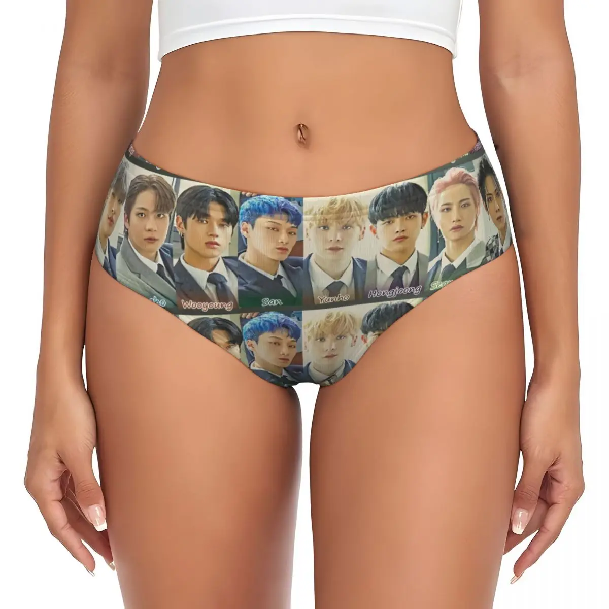 Изготовленные на заказ трусики Kpop ATEEZs, женское эластичное нижнее белье TEEnager Zs
Изготовленные на заказ трусики Kpop ATEEZs, женское эластичное нижнее белье TEEnager Zs