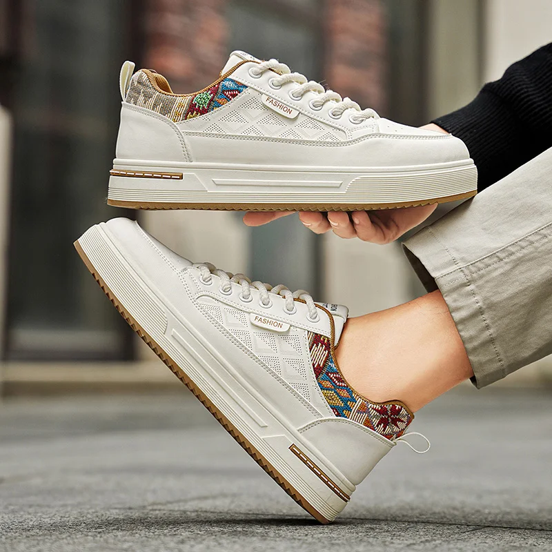 2026 New Breathable Trend Niche Versatile Low Top Height Increasing Comfortable Casual Fashion Sneakers Men's Board Shoes
2026 New Breathable Trend Niche Versatile Low Top Height Increasing Comfortable Casual Fashion Sneakers Men's Board Shoes