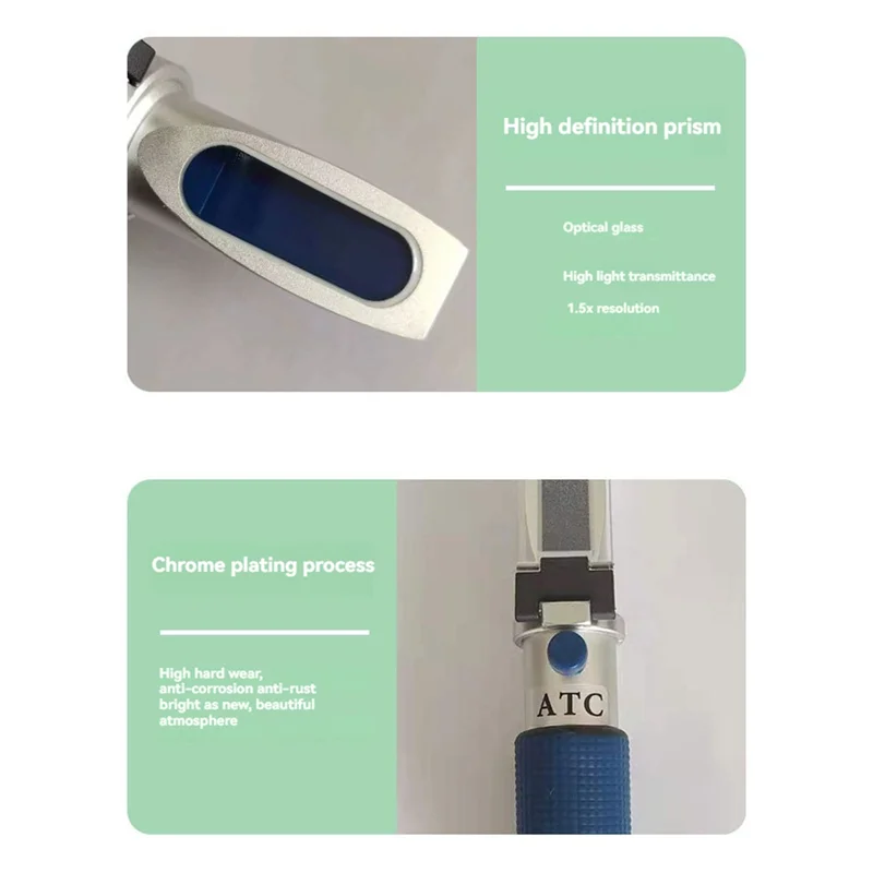 ABMI-0-32% Fruit Sugar Meter Juice Sweetness Tester Aluminum Handheld Sugar Refractometer Cutting Fluid Concentration Meter
ABMI-0-32% Fruit Sugar Meter Juice Sweetness Tester Aluminum Handheld Sugar Refractometer Cutting Fluid Concentration Meter