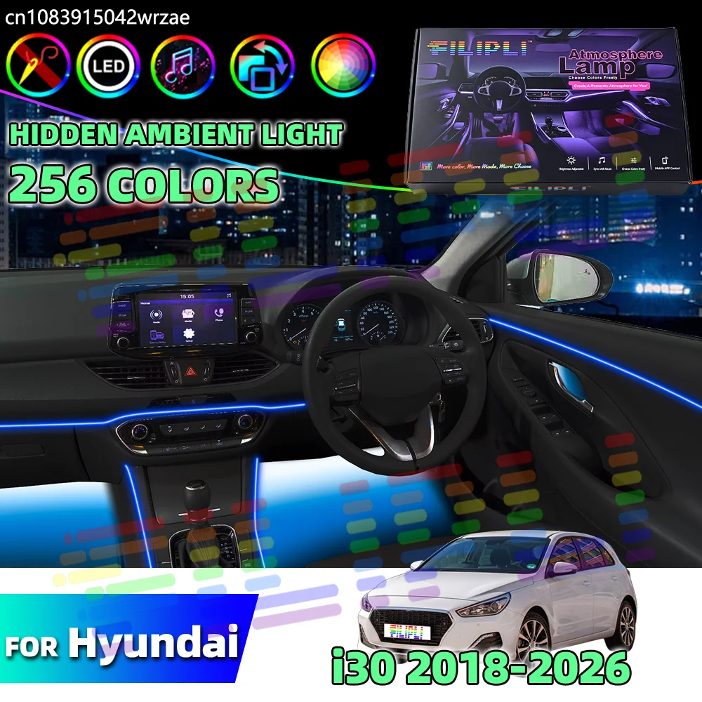 For Hyundai i30 2018-2026 Entertainment Style Acrylic LED Neon Lights 64 RGB Car Interior Ambient Strip App Control Holiday Mode
For Hyundai i30 2018-2026 Entertainment Style Acrylic LED Neon Lights 64 RGB Car Interior Ambient Strip App Control Holiday Mode