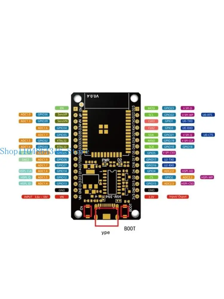 652F ESP32-DevKitC Dual Development Board Dual-Core WiFi +Bluetooth 2 Function
652F ESP32-DevKitC Dual Development Board Dual-Core WiFi +Bluetooth 2 Function