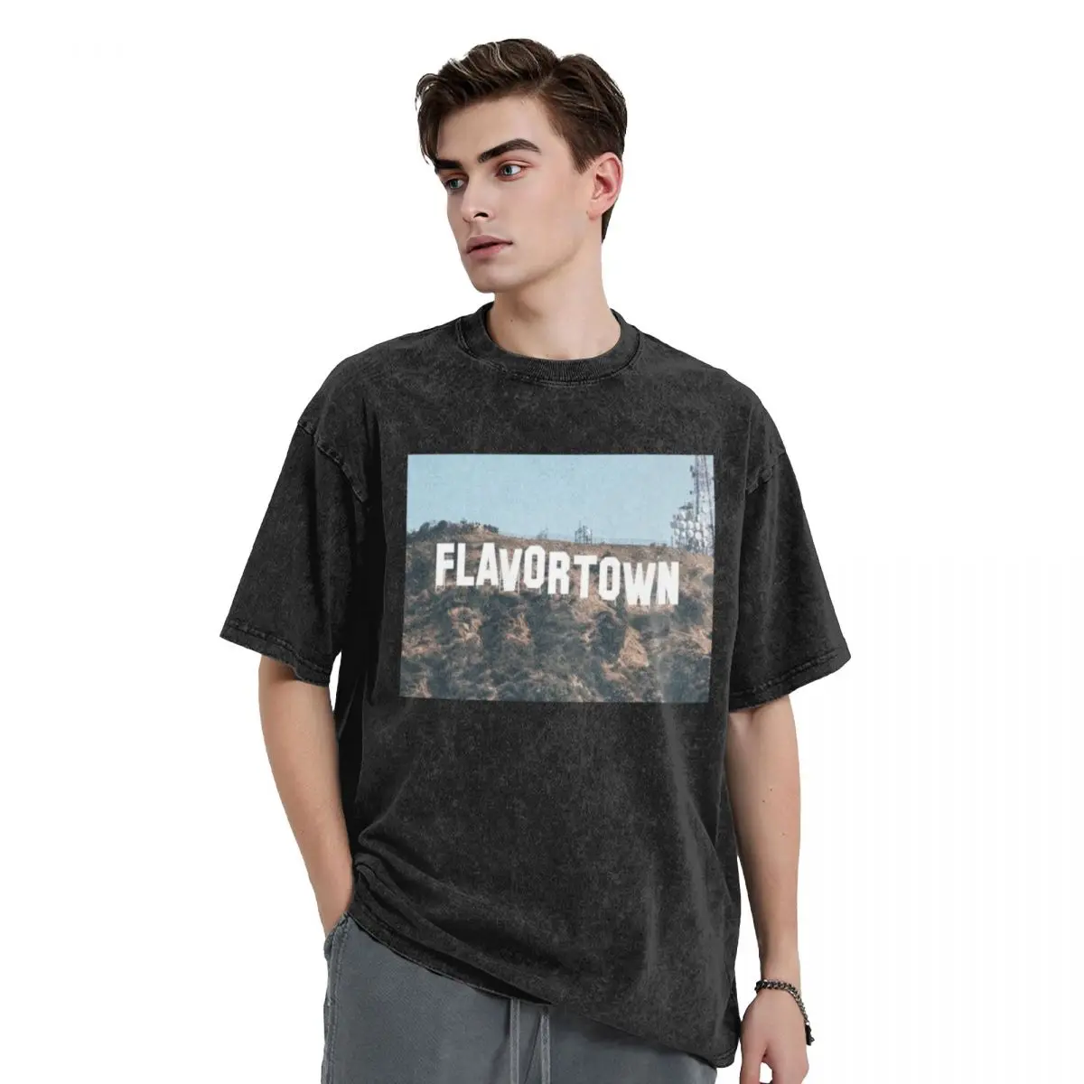 Футболка Flavortown, Аниме фигурки, аниме футболка, винтажная графическая футболка, черные футболки для мужчин
Футболка Flavortown, Аниме фигурки, аниме футболка, винтажная графическая футболка, черные футболки для мужчин