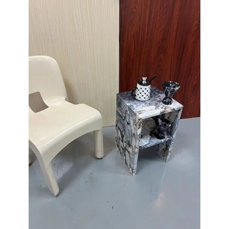 Nordic Natural Marble Side Table, Wabi-sabi Light Luxury Corner Table for Villa, Hotel, B&B, Living Room,Sofa, Bedroom & Bedside
Nordic Natural Marble Side Table, Wabi-sabi Light Luxury Corner Table for Villa, Hotel, B&B, Living Room,Sofa, Bedroom & Bedside