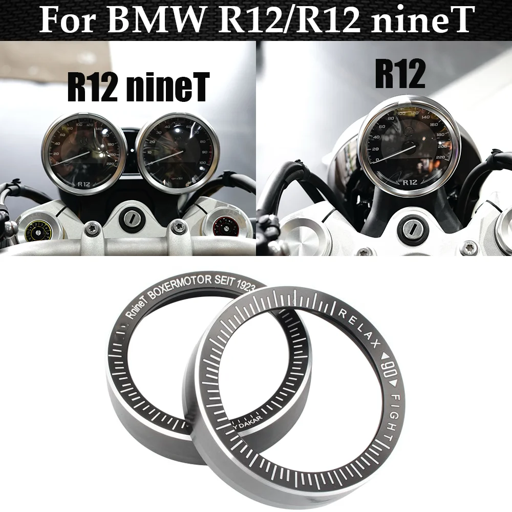 CNC Aluminum Motorcycle Speedometer Bezel Gauge Ring Tachometer Trim Cover For BMW R12/R12 nineT 2025-2026
CNC Aluminum Motorcycle Speedometer Bezel Gauge Ring Tachometer Trim Cover For BMW R12/R12 nineT 2025-2026