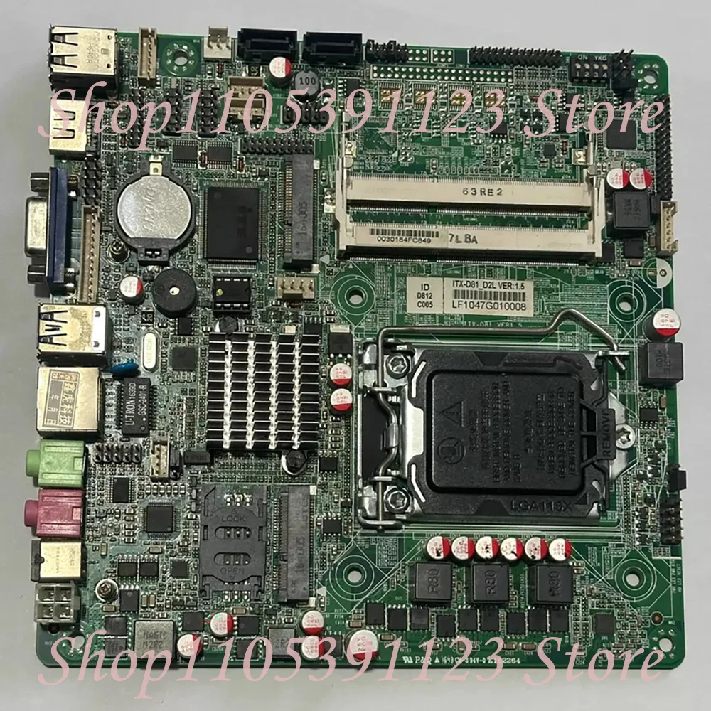 ITX-D81_D2L VER:1.5 Cash register industrial control motherboard ITX-D81-D2L
ITX-D81_D2L VER:1.5 Cash register industrial control motherboard ITX-D81-D2L