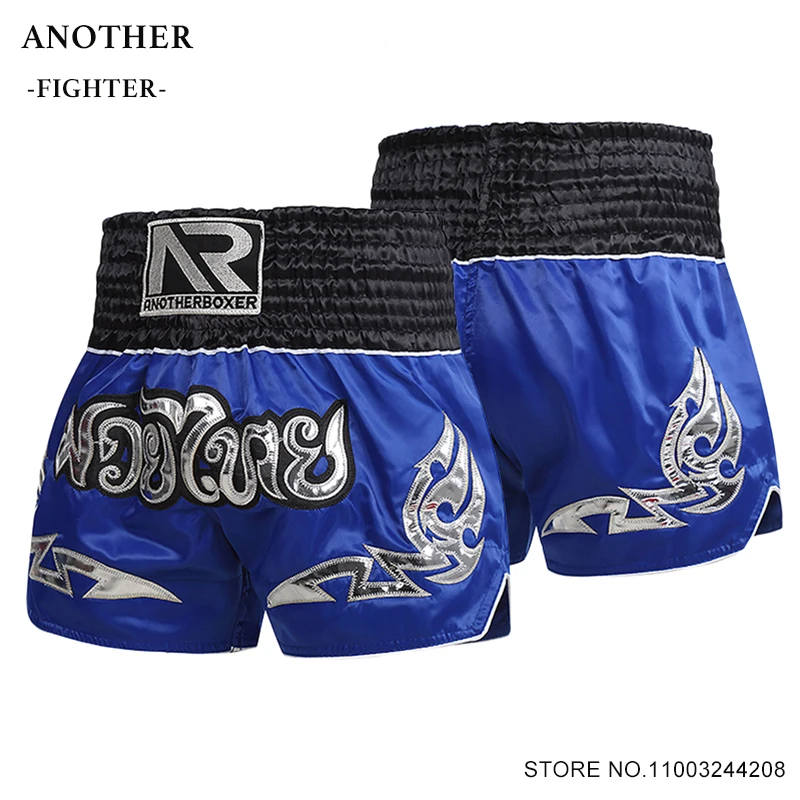 Thai Boxing Shorts Men Women Kids Embroidery Muay Thai Shorts Gym BJJ MMA Workout Clothing Grappling Kickboxing Fight Pants Blue
Thai Boxing Shorts Men Women Kids Embroidery Muay Thai Shorts Gym BJJ MMA Workout Clothing Grappling Kickboxing Fight Pants Blue