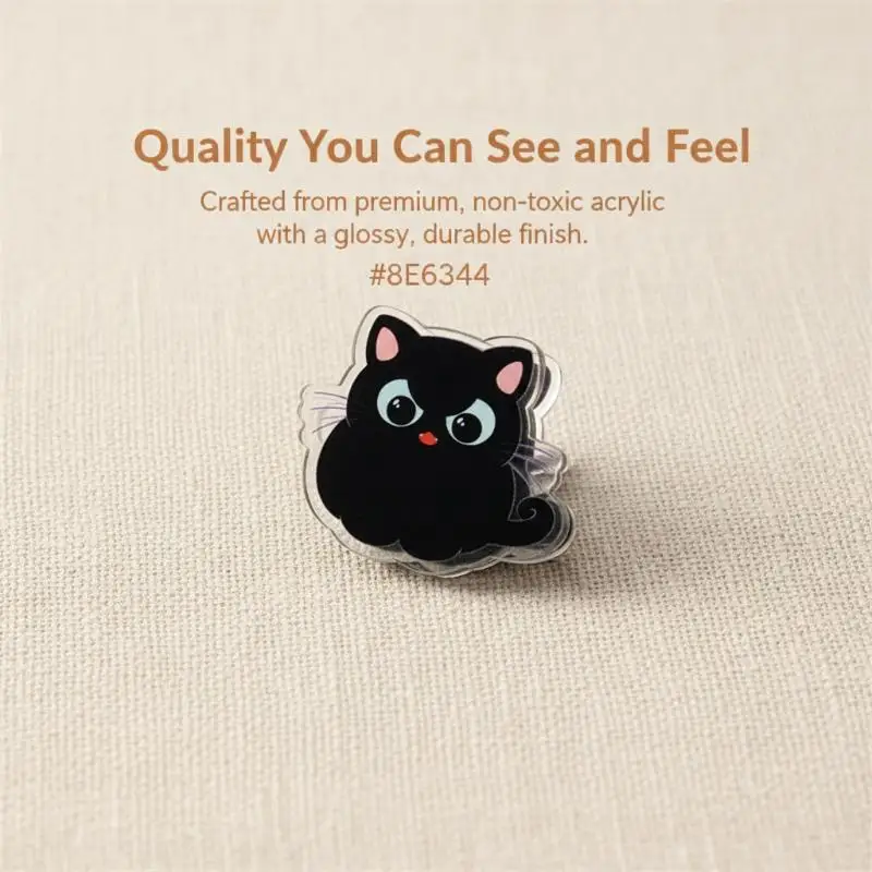 7pcs Cute Cartoon Cat PP Clip Acrylic Double-sided High-definition Pattern Paper
7pcs Cute Cartoon Cat PP Clip Acrylic Double-sided High-definition Pattern Paper
