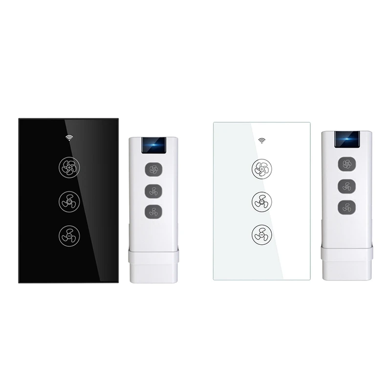 The Newwifi Smart Ceiling Fan Switch Smart Life/Tuya App Control Wireless Remote Control Stepless Speed Fan Switch US Version
The Newwifi Smart Ceiling Fan Switch Smart Life/Tuya App Control Wireless Remote Control Stepless Speed Fan Switch US Version