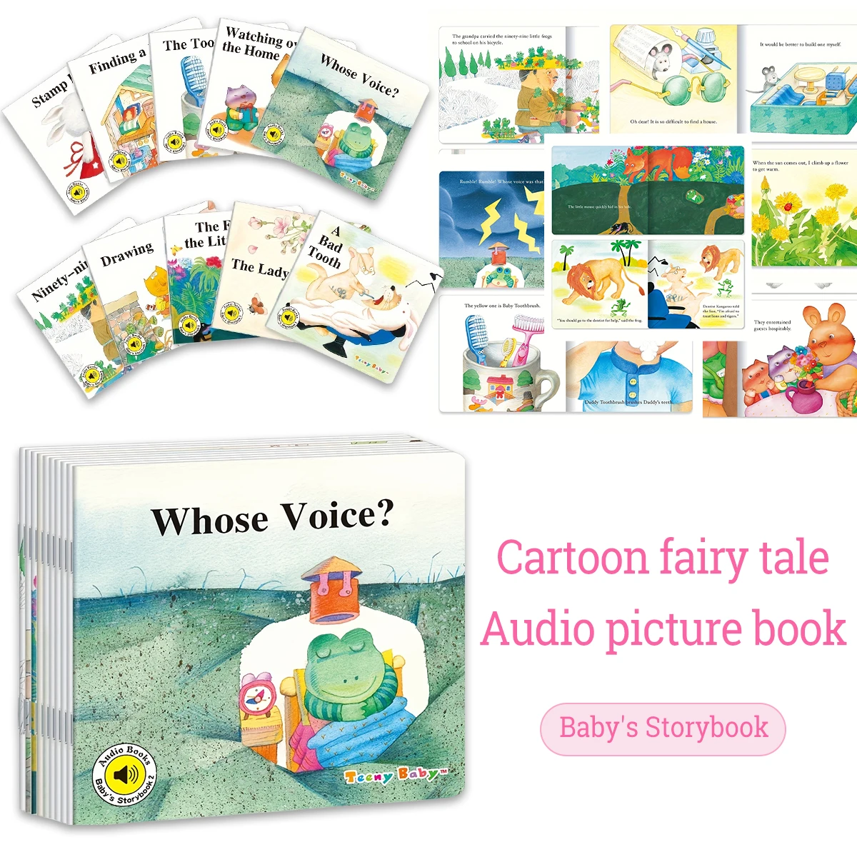 Cartoon Fairy Tale Audio Picture Book Set Of 10 Volumes With Rounded Corners For Toddlers Bedtime Storytime And Early Reading
Cartoon Fairy Tale Audio Picture Book Set Of 10 Volumes With Rounded Corners For Toddlers Bedtime Storytime And Early Reading