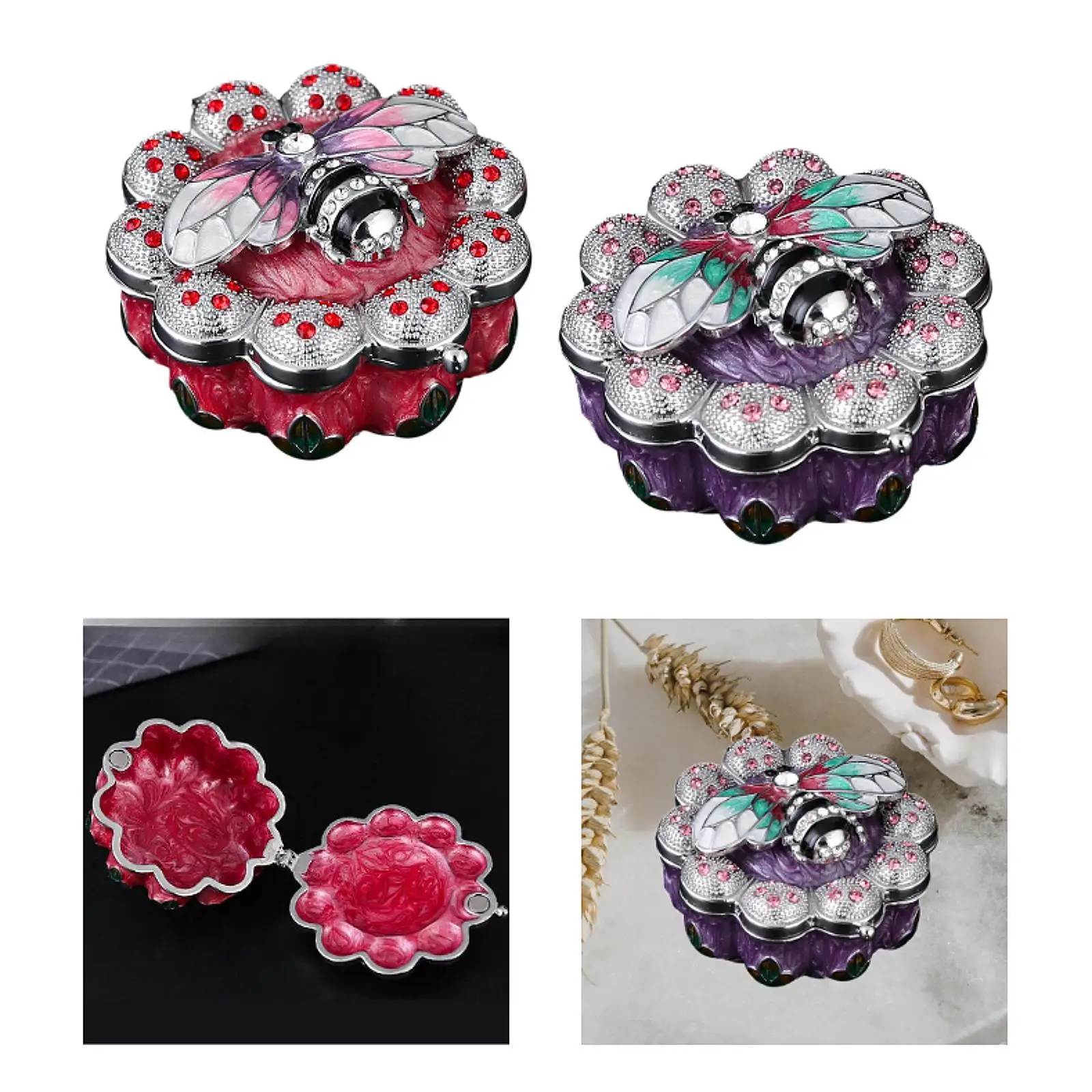 Jewelry Box Trinket Box Decoration,Collection,Elegant Rings Storage Holder Organizer for Bracelets Pendant Charms Girls Rings
Jewelry Box Trinket Box Decoration,Collection,Elegant Rings Storage Holder Organizer for Bracelets Pendant Charms Girls Rings
