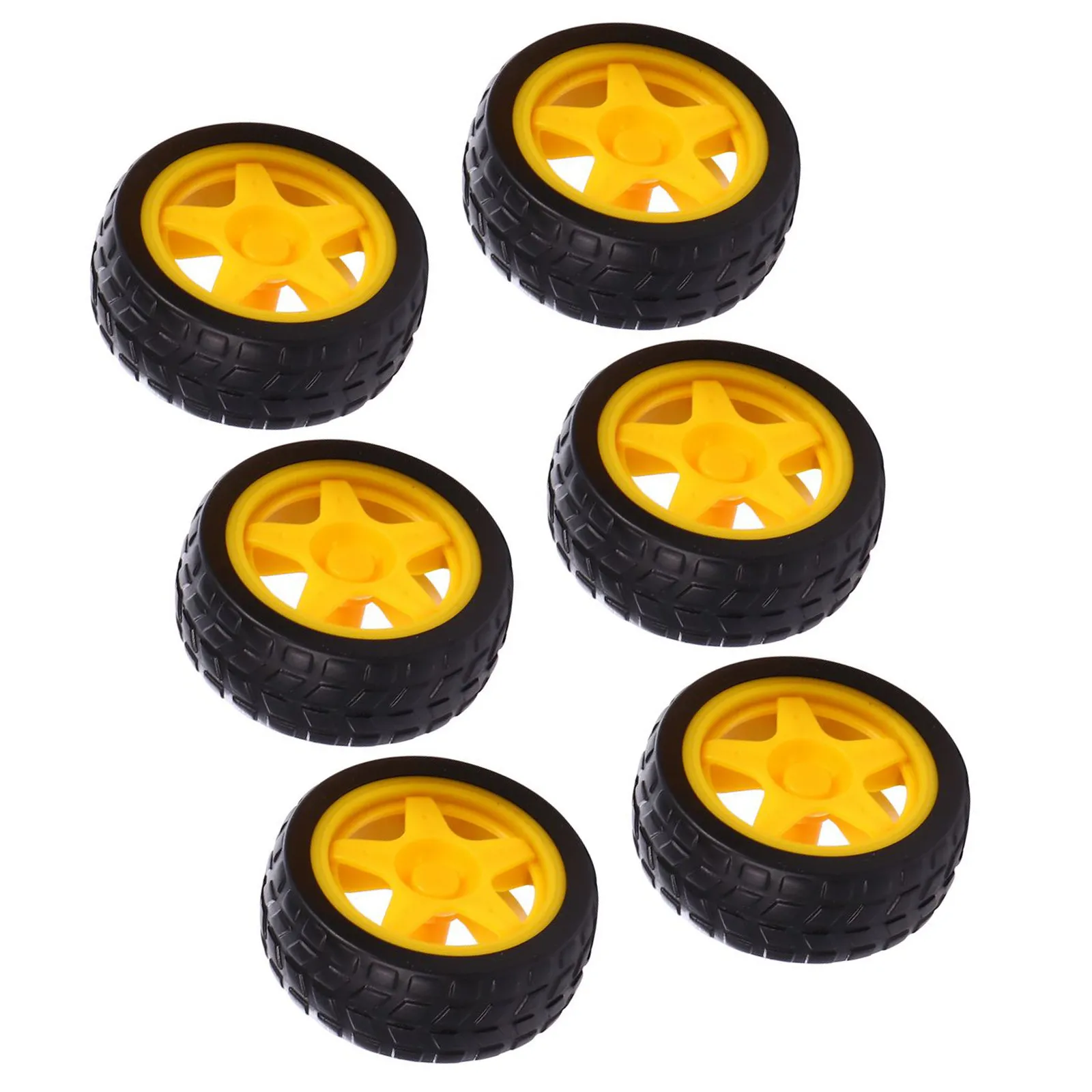 6Pcs Elastic Rubber Wheels for Childrens Line Tracing Robots Car Accessories Safe Environmentally Friendly Car
6Pcs Elastic Rubber Wheels for Childrens Line Tracing Robots Car Accessories Safe Environmentally Friendly Car