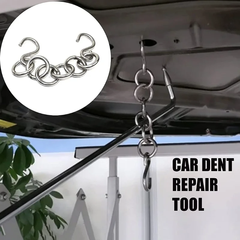 1 PcCar Dent Removal Hook Chain Durable Dent Repair Tool Auto Body Hail Damage Remover Adjustable Hook Chain Vehicle Accessories
1 PcCar Dent Removal Hook Chain Durable Dent Repair Tool Auto Body Hail Damage Remover Adjustable Hook Chain Vehicle Accessories