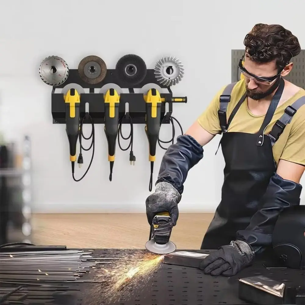 Wall Mount Workshop Grinder Storage Rack Metal Bracket Heavy Duty Angle Grinder Storage Stand Manual Remove Dust
Wall Mount Workshop Grinder Storage Rack Metal Bracket Heavy Duty Angle Grinder Storage Stand Manual Remove Dust