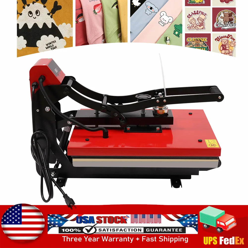 16"x20" Slide Out Auto Open DIY Heat Press Machine Function Heavy Slide Out Base T-Shirt
16"x20" Slide Out Auto Open DIY Heat Press Machine Function Heavy Slide Out Base T-Shirt
