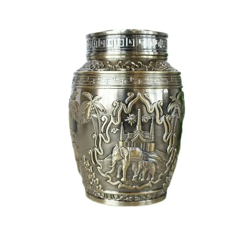 Elephant Rose Flower Pet Memorial Keepsake Urns, Metal Pets Urns, Puppy Funeral Box, Funerary Human Ashes, Casket
Elephant Rose Flower Pet Memorial Keepsake Urns, Metal Pets Urns, Puppy Funeral Box, Funerary Human Ashes, Casket