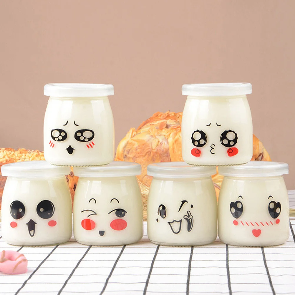 8Pcs Charming Cartoon Face Glass Yogurt Bottles Easy to Clean and Use Perfect for Snacks and Party Favors
8Pcs Charming Cartoon Face Glass Yogurt Bottles Easy to Clean and Use Perfect for Snacks and Party Favors