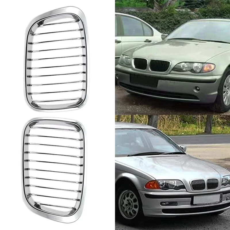 1 Pair Front Bumper Grille 51138208489 51138208490 For BMW 3 Series E46 320I 323I 325I 328I 330I 4-Door Sedan 1998-2001
1 Pair Front Bumper Grille 51138208489 51138208490 For BMW 3 Series E46 320I 323I 325I 328I 330I 4-Door Sedan 1998-2001