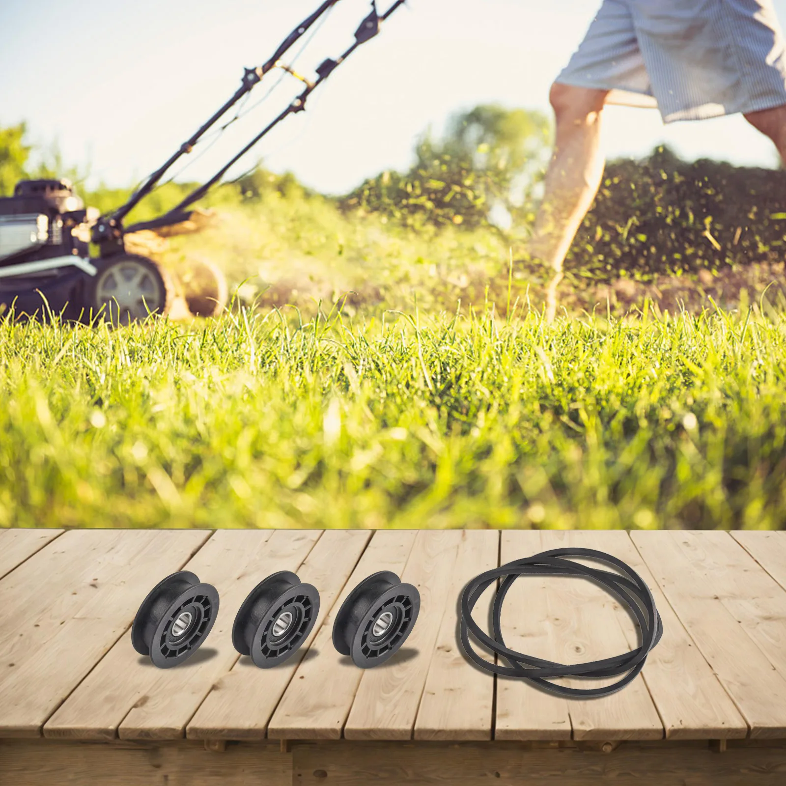 For DIY Repair Complete Pulley Set Idler Pulley Replacement Lawn Care Outdoor Maintenance Enhanced Performance Mower Components
For DIY Repair Complete Pulley Set Idler Pulley Replacement Lawn Care Outdoor Maintenance Enhanced Performance Mower Components