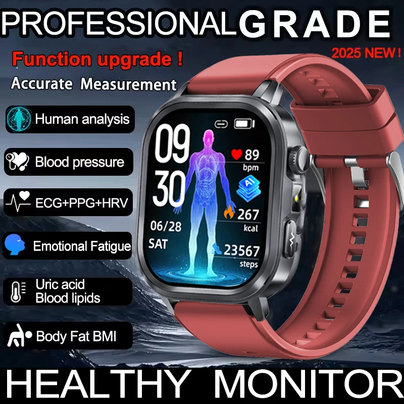 New AI Health Smart Watch Men Blood oxygen Blood Pressure Fitness Sport Watches IP68 Waterproof Smartwatch For Men Android IOS
New AI Health Smart Watch Men Blood oxygen Blood Pressure Fitness Sport Watches IP68 Waterproof Smartwatch For Men Android IOS