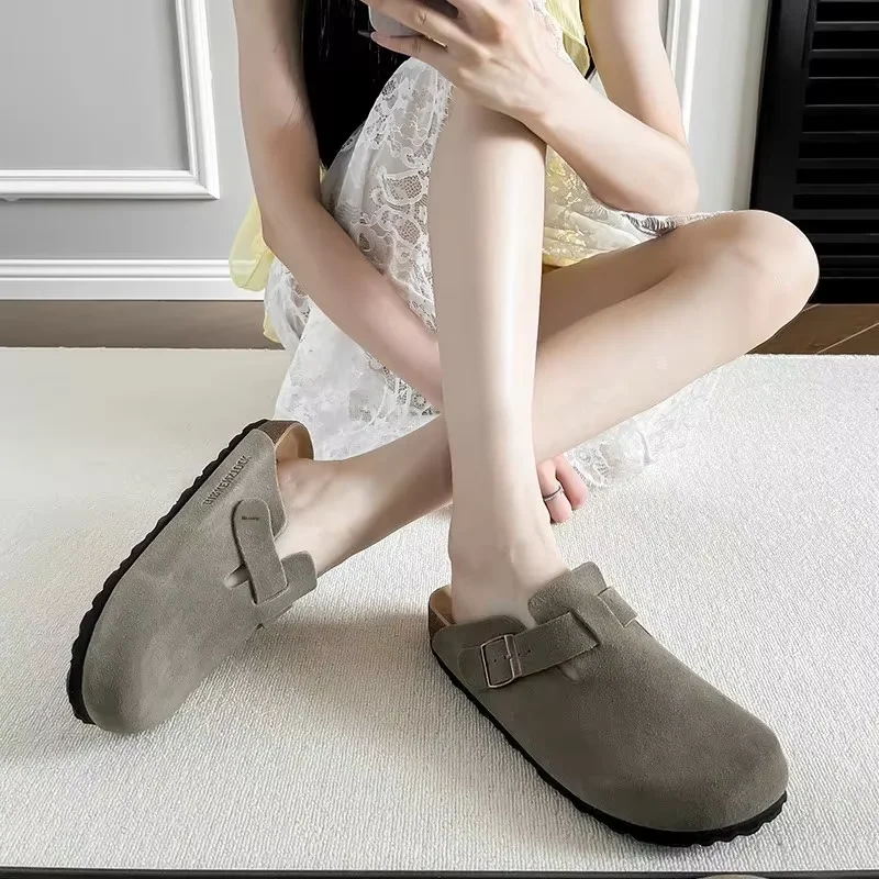 Unisex Summer Suede Clogs Soft Footbed Arch Support Genuine Cork Mules Sandals Fashionable Leisure Footwear for Women & Men
Unisex Summer Suede Clogs Soft Footbed Arch Support Genuine Cork Mules Sandals Fashionable Leisure Footwear for Women & Men