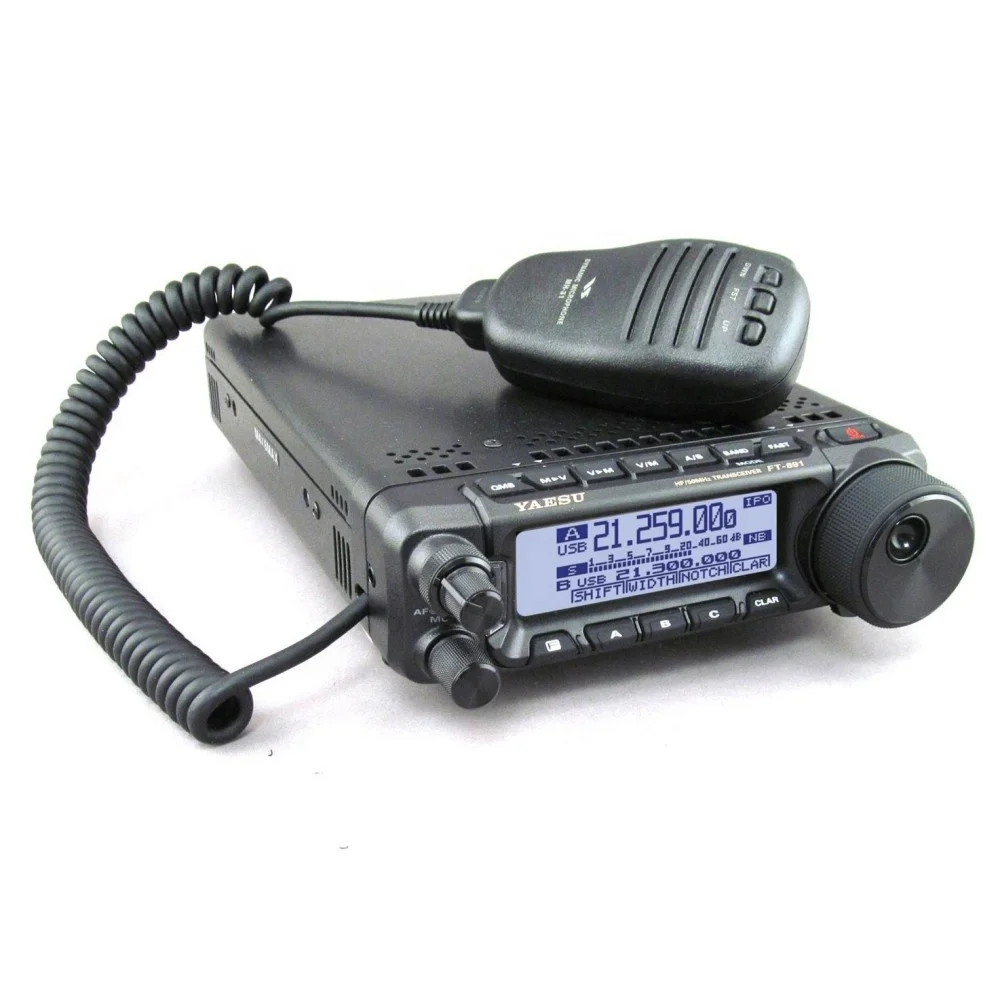 Yaesu FT-891 FT891 Original HF/50MHz 160-6M All Mode Analog Mobile/Base Transceiver - 100W Ultra Compact
Yaesu FT-891 FT891 Original HF/50MHz 160-6M All Mode Analog Mobile/Base Transceiver - 100W Ultra Compact