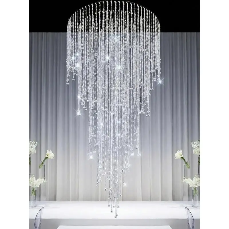 Акриловые занавески из бусин-страз 180 см, круглые арки, декор для свадебной сцены, подвесные аксессуары и реквизит для особых мероприятий
Акриловые занавески из бусин-страз 180 см, круглые арки, декор для свадебной сцены, подвесные аксессуары и реквизит для особых мероприятий