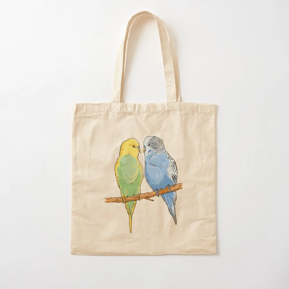 Budgie couple Tote Bag shopper bags for women tote bag woman Shopper Canvas Tote Bag
Budgie couple Tote Bag shopper bags for women tote bag woman Shopper Canvas Tote Bag