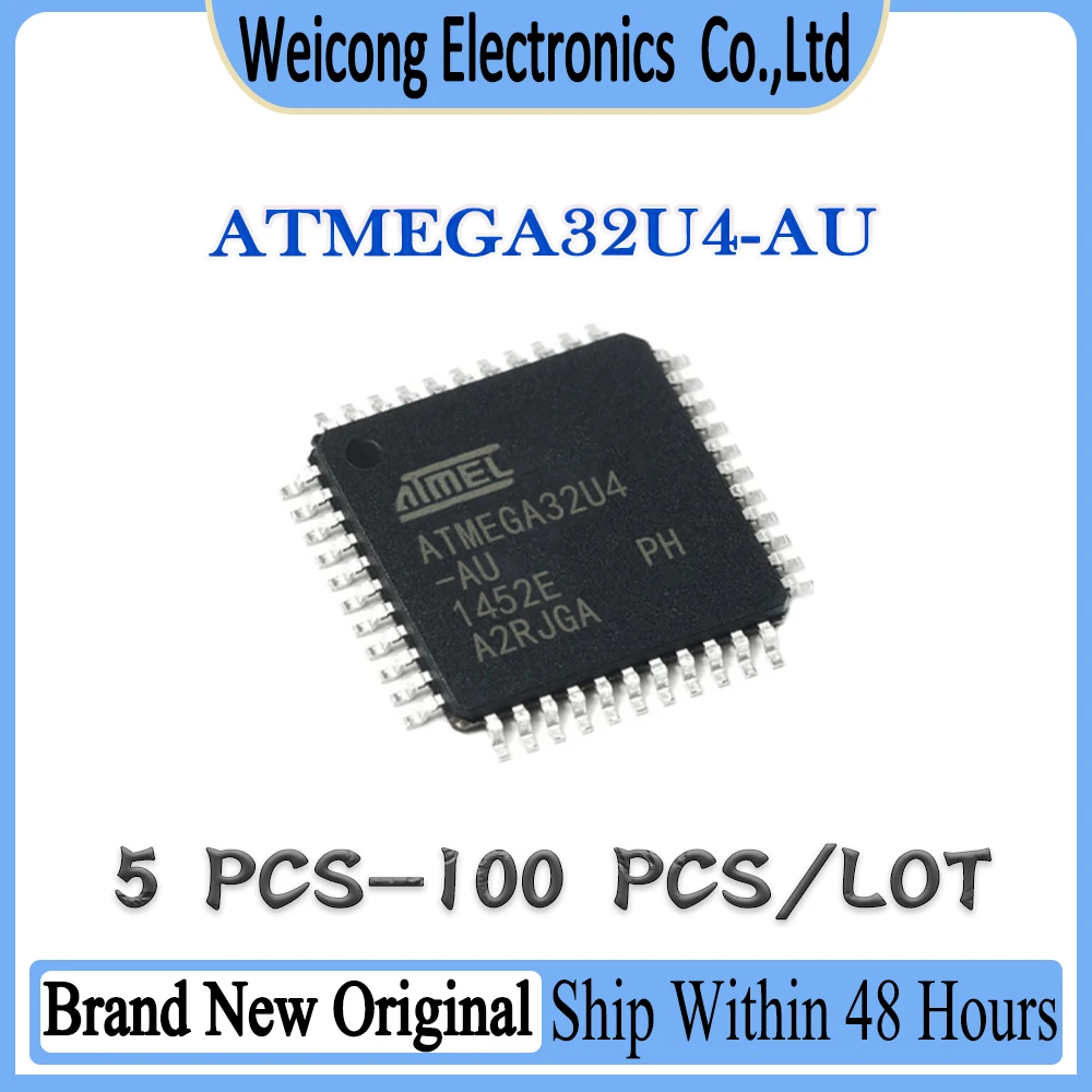 New Original ATMEGA32U4 ATMEGA32U4-AU ATMEGA32U ATMEGA32 ATMEGA IC MCU Chip TQFP-44
New Original ATMEGA32U4 ATMEGA32U4-AU ATMEGA32U ATMEGA32 ATMEGA IC MCU Chip TQFP-44