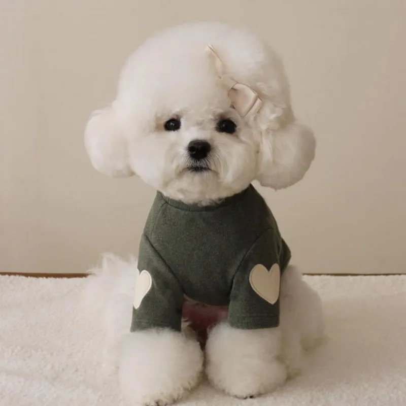 Love Winter Warm Pet Dog Clothes Base Shirt Cute Love Bear Teddy Yorkshire Hoodie Cat Pet Warm Clothes Designer Puppy Clothing
Love Winter Warm Pet Dog Clothes Base Shirt Cute Love Bear Teddy Yorkshire Hoodie Cat Pet Warm Clothes Designer Puppy Clothing