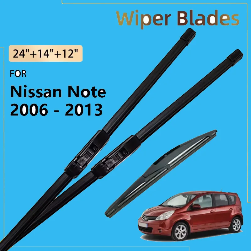 Front Rear Wiper Blades For Nissan Note E11 2006 - 2013 2012 2011 2010 2009 2008 2007 Accessories Windshield Windscreen Brushes
Front Rear Wiper Blades For Nissan Note E11 2006 - 2013 2012 2011 2010 2009 2008 2007 Accessories Windshield Windscreen Brushes