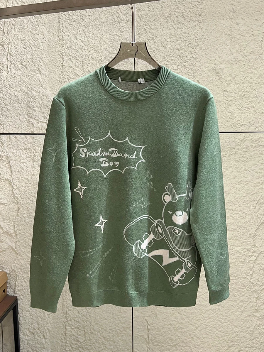 Skin-friendly Warm Loose round Neck Knitted Sweater for Men And Women Autumn Winter Couple Style Casual Fashion Streetwear
Skin-friendly Warm Loose round Neck Knitted Sweater for Men And Women Autumn Winter Couple Style Casual Fashion Streetwear