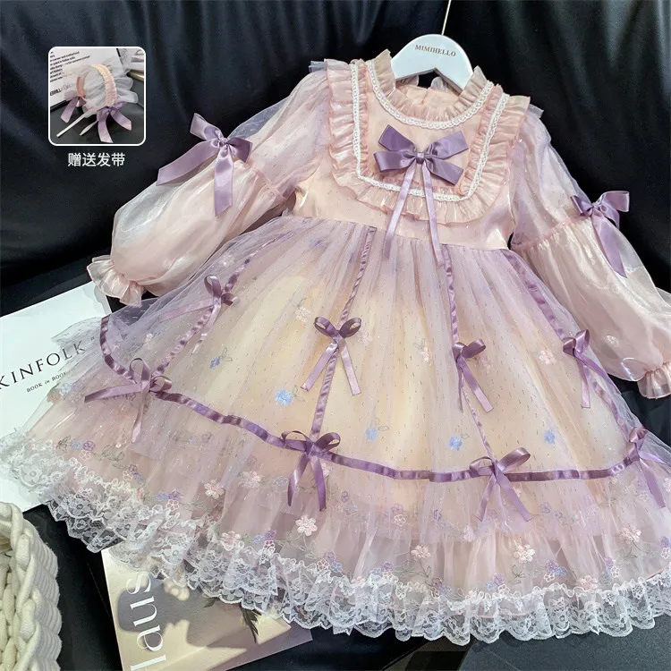 2026 New Girls Lolita Long Sleeve Dress Sweet and Cute Princess Spring Dress Foreign Children's Fluffy Mesh Birthday Dress
2026 New Girls Lolita Long Sleeve Dress Sweet and Cute Princess Spring Dress Foreign Children's Fluffy Mesh Birthday Dress