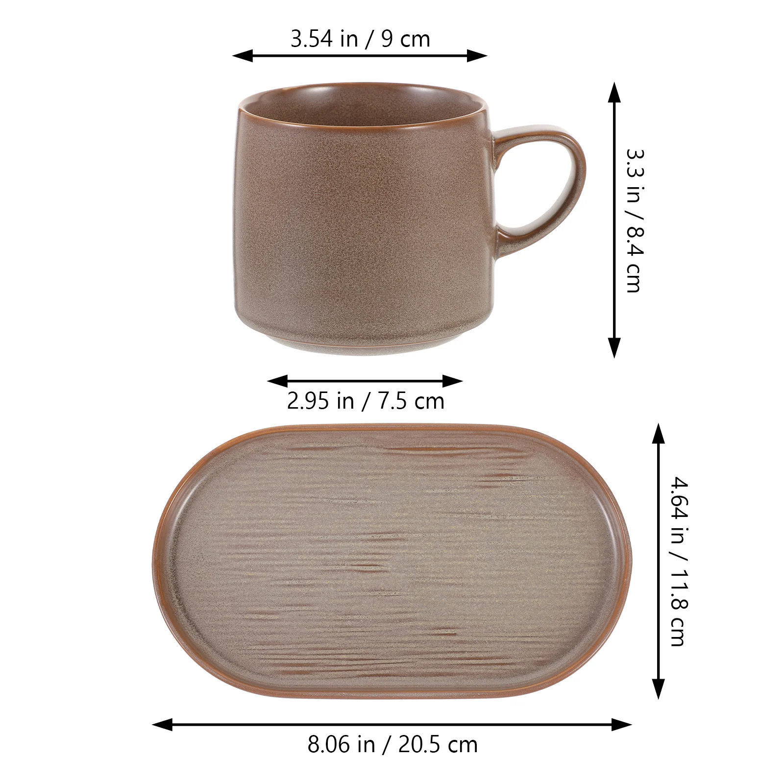 Ceramic Mug and Saucer Set Adorable Design Adds Sophistication to Any Decor Perfect for Coffee Tea Soup Milk Coffee Cup
Ceramic Mug and Saucer Set Adorable Design Adds Sophistication to Any Decor Perfect for Coffee Tea Soup Milk Coffee Cup