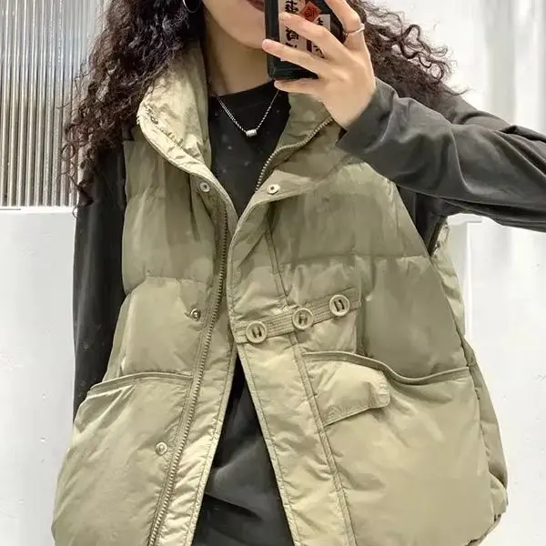 Легкий хлопковый жилет 2025, осенне-зимний новый модный жилет, теплая короткая куртка
Легкий хлопковый жилет 2025, осенне-зимний новый модный жилет, теплая короткая куртка