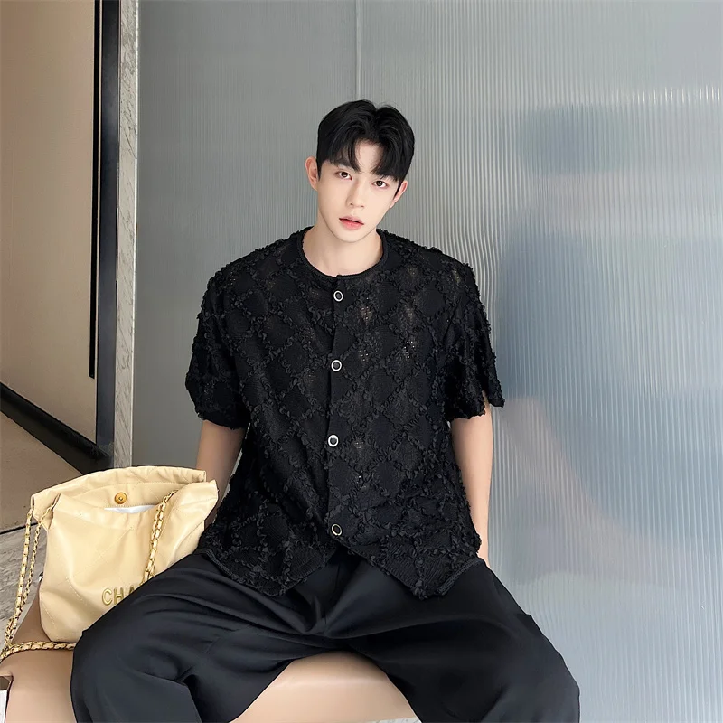 Летняя новинка: мужская футболка в корейском стиле, тонкая, с цветочным принтом, в стиле Little Fraance, трендовая модель INS
Летняя новинка: мужская футболка в корейском стиле, тонкая, с цветочным принтом, в стиле Little Fraance, трендовая модель INS