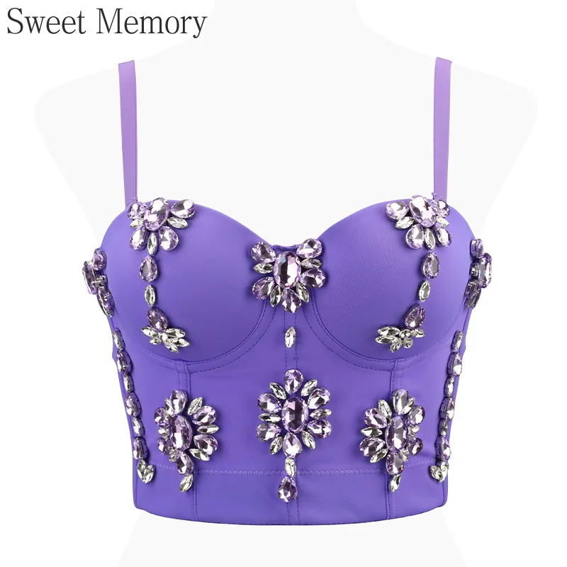 M359 Sweet Memory 2025 Strap Diamond Decorative Short Chest Stage Wear Purple Red Yellow Sexy Tube Tops Performance Clothes
M359 Sweet Memory 2025 Strap Diamond Decorative Short Chest Stage Wear Purple Red Yellow Sexy Tube Tops Performance Clothes