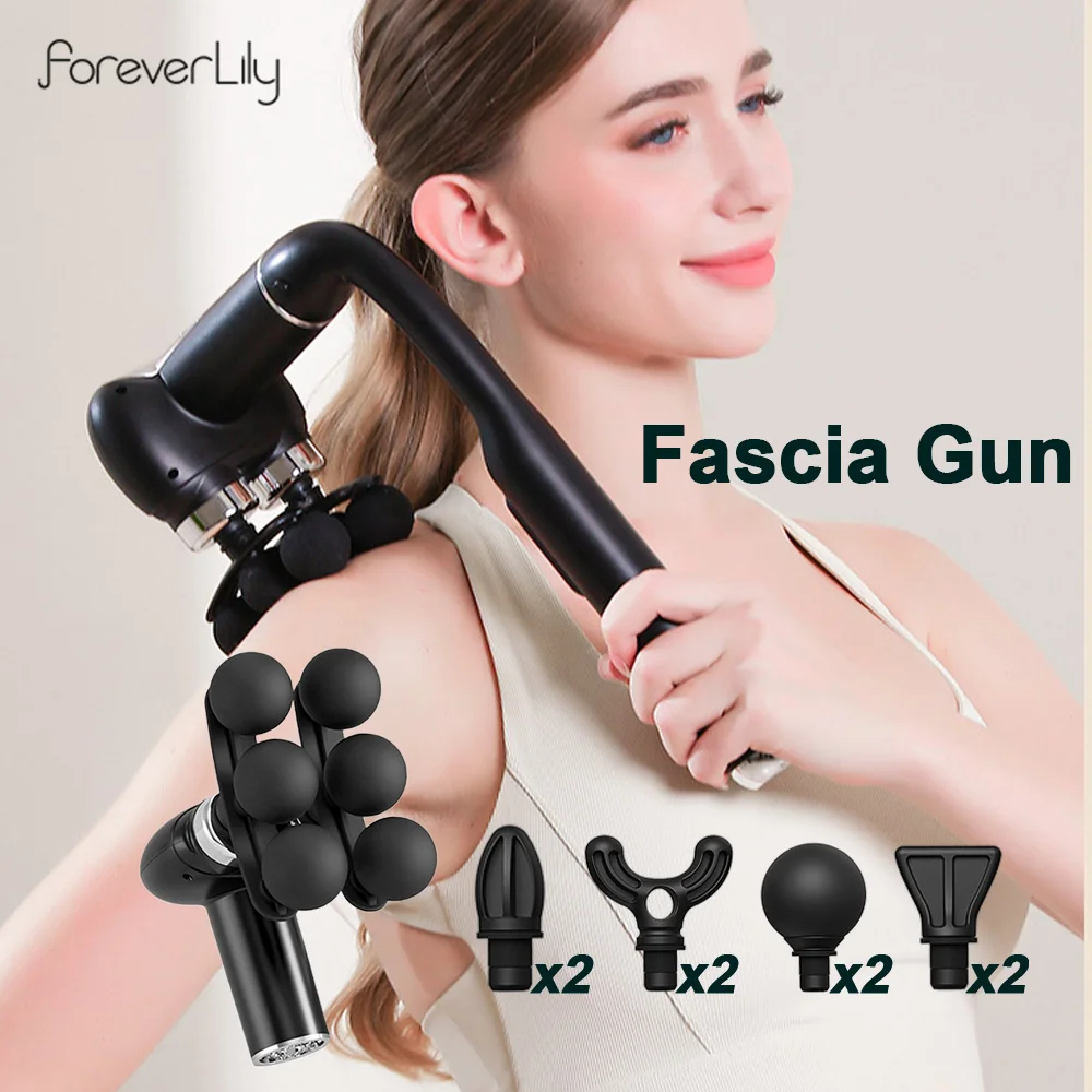 6-Heads Handhel Fascia Gun High Frequency Vibration Body Massage Gun Neck Shoulder Waist Back Handle Massager Fascia masajeador
6-Heads Handhel Fascia Gun High Frequency Vibration Body Massage Gun Neck Shoulder Waist Back Handle Massager Fascia masajeador