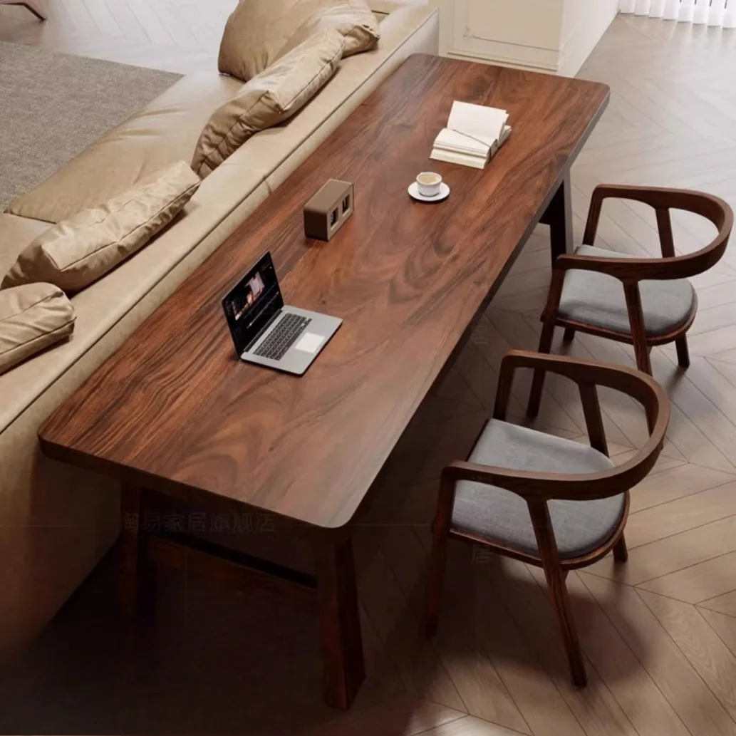 Solid wood double computer desk, living room home writing study table
Solid wood double computer desk, living room home writing study table