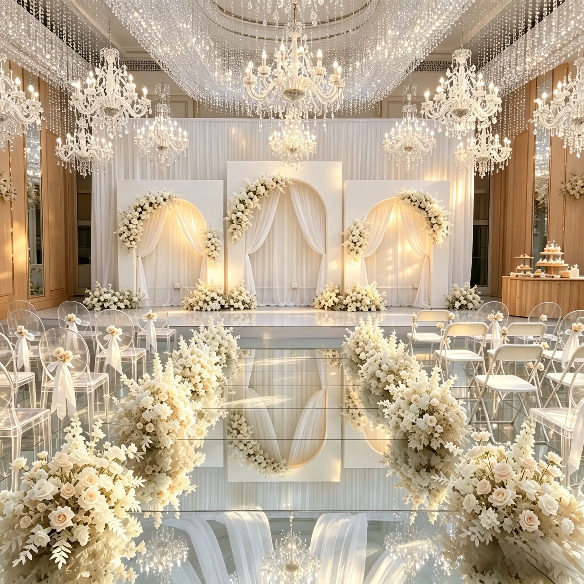 3PCS Luxury Stainless Steel Wedding Arch Backdrop Frame,Multi Style Props for Outdoor Lawn Indoor Bridal Party Stage decoration
3PCS Luxury Stainless Steel Wedding Arch Backdrop Frame,Multi Style Props for Outdoor Lawn Indoor Bridal Party Stage decoration