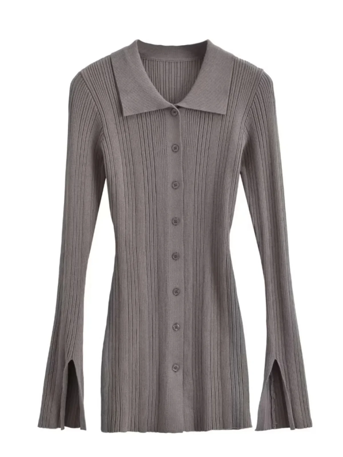 Design Sensation Women's Ne Split Knitwear Single Button Slim Fit Top Long Sve Mid-Length Commute Sle Autumn 2023
Design Sensation Women's Ne Split Knitwear Single Button Slim Fit Top Long Sve Mid-Length Commute Sle Autumn 2023