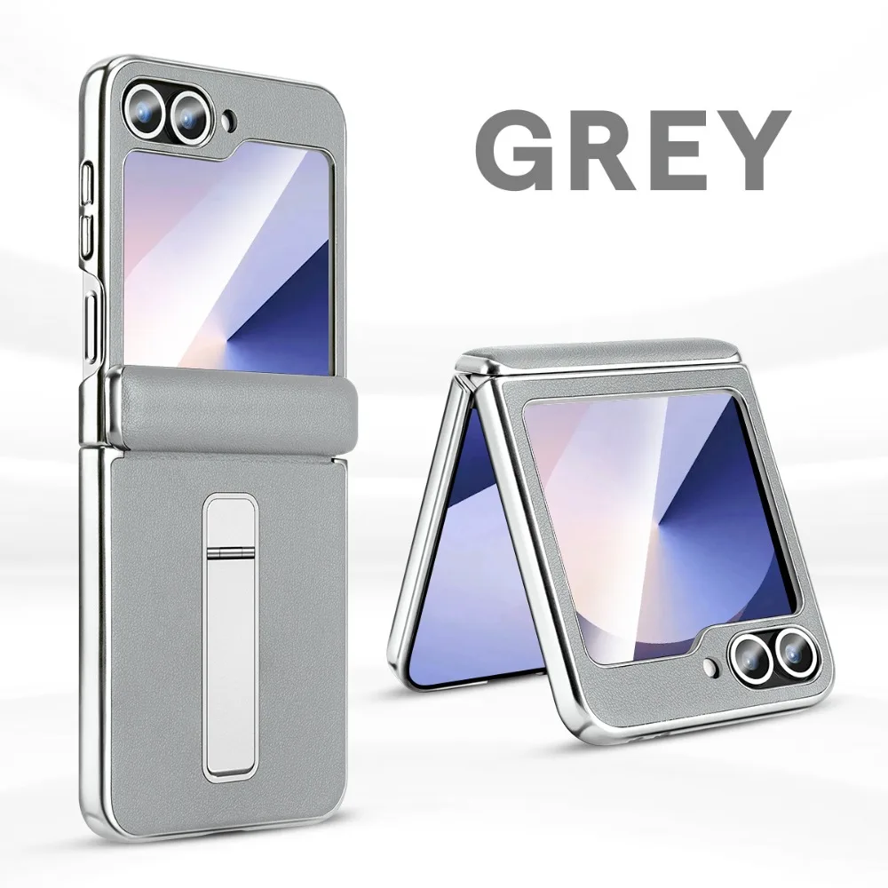For Samsung Z Flip 8 7 FE 6 5 Case Luxury PU Leather Auto-Rebound Spring Hinge Protection Plated Bumper Foldable Kickstand Cover
For Samsung Z Flip 8 7 FE 6 5 Case Luxury PU Leather Auto-Rebound Spring Hinge Protection Plated Bumper Foldable Kickstand Cover