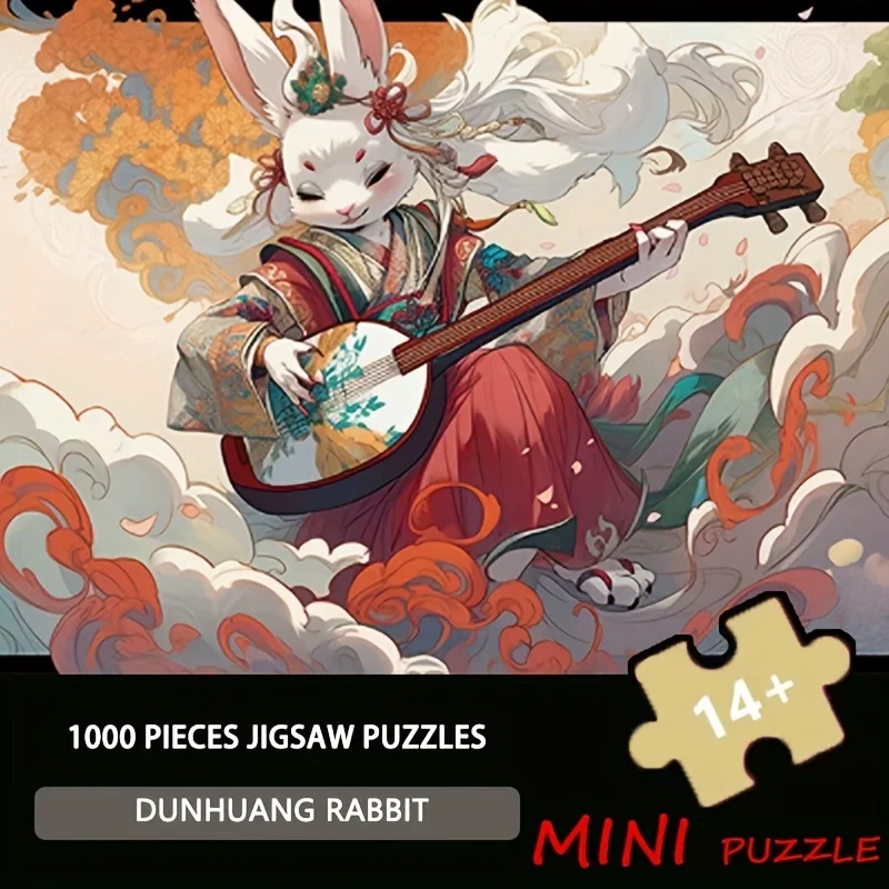 1000pcs MINI Plastic Puzzle Dunhuang Rabbit 38x26cm Famous Painting Home Decor Gift for Art Lovers/Parents Mindfulness Activity
1000pcs MINI Plastic Puzzle Dunhuang Rabbit 38x26cm Famous Painting Home Decor Gift for Art Lovers/Parents Mindfulness Activity