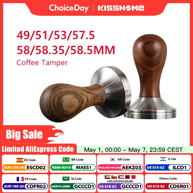 Деревянный темпер для кофе kisshome
Деревянный темпер для кофе kisshome