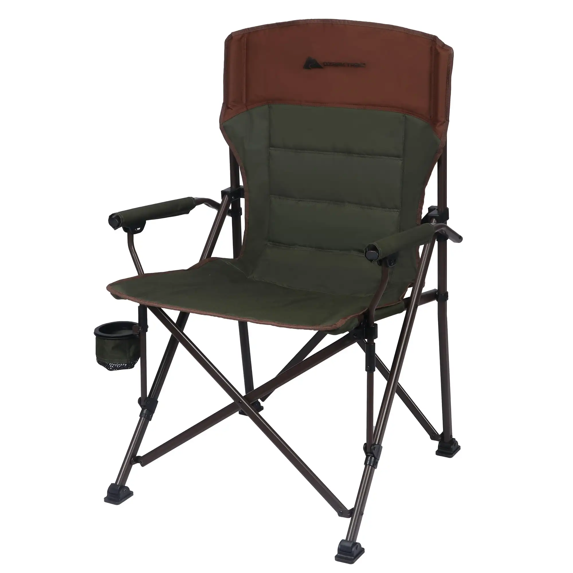 Сверхмощное походное кресло с жесткими подлокотниками и регулируемым подстаканником, натянутым сиденьем, коричневый
Сверхмощное походное кресло с жесткими подлокотниками и регулируемым подстаканником, натянутым сиденьем, коричневый