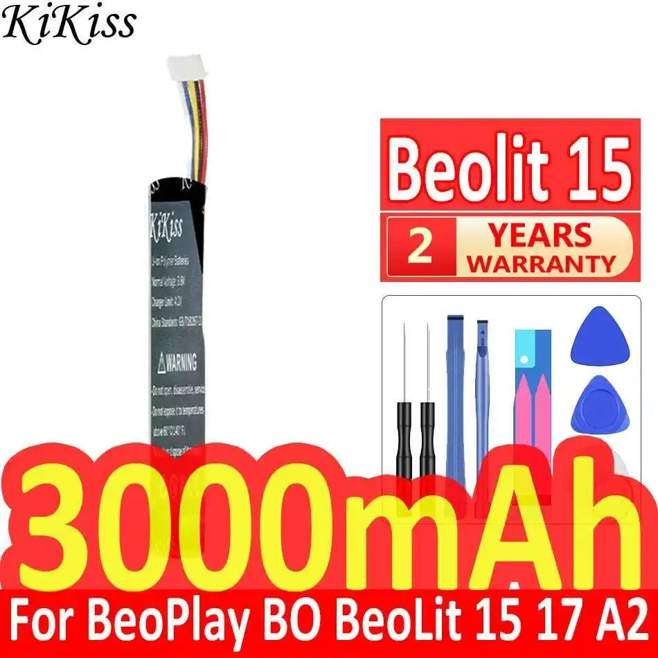 Надежная мощность 3000 мАч для аккумулятора аудиооборудования Beoplay BO Beolit 15 17 A2 J406 ICR18650NH-2S
Надежная мощность 3000 мАч для аккумулятора аудиооборудования Beoplay BO Beolit 15 17 A2 J406 ICR18650NH-2S