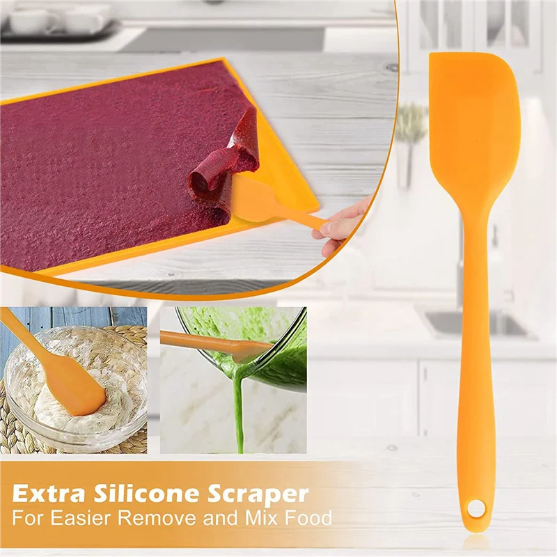 ABUN-12PCS Silicone Dehydrator Sheets Dehydrator Mats With Edge For Fruit Leather Liquid Fruits Meat Herbs With Scraper
ABUN-12PCS Silicone Dehydrator Sheets Dehydrator Mats With Edge For Fruit Leather Liquid Fruits Meat Herbs With Scraper