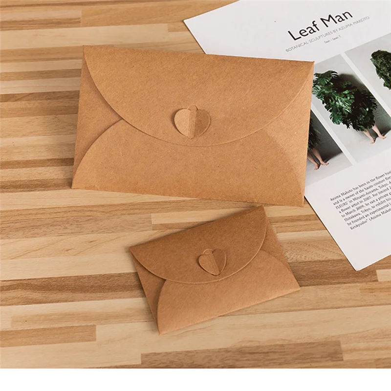 100Pcs Kraft Mini Envelopes Brown Kraft Envelopes For Gift Cards And Business Cards 17.5X11cm
100Pcs Kraft Mini Envelopes Brown Kraft Envelopes For Gift Cards And Business Cards 17.5X11cm