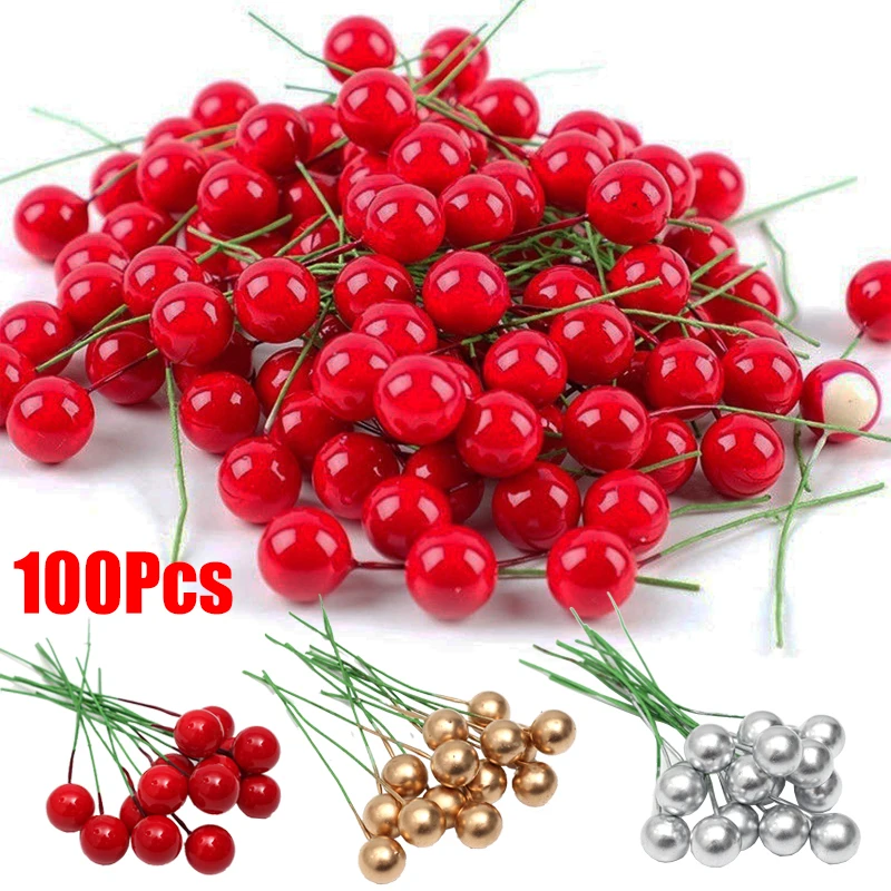 Christmas Decoration Artificial Berry Red Gold Cherry Stamen Mini Fake Berries Flowers Pearl Beads for DIY Christmas Party Craft
Christmas Decoration Artificial Berry Red Gold Cherry Stamen Mini Fake Berries Flowers Pearl Beads for DIY Christmas Party Craft